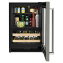 Kitchenaid® 24" Panel-Ready Beverage Center with Wood-Front Racks KUBR214KPA Kitchenaid® 24" Panel-Ready Beverage Center with Wood-Front Racks KUBR214KPA
