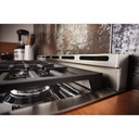 KitchenAid® 36'' Smart Commercial-Style Gas Range with 6 Burners KFGC506JYP