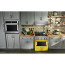 KitchenAid® 30'' Smart Commercial-Style Gas Range with 4 Burners KFGC500JYP