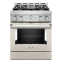 KitchenAid® 30'' Smart Commercial-Style Gas Range with 4 Burners KFGC500JMH