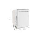 KitchenAid® 39 dBA Dishwasher with Third Level Utensil Rack KDFE204KWH