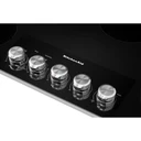 Kitchenaid® 36" Electric Cooktop with 5 Elements and Knob Controls KCES556HSS