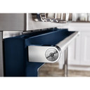 KitchenAid® 30'' Smart Commercial-Style Dual Fuel Range with 4 Burners KFDC500JIB