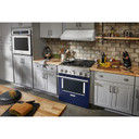 KitchenAid® 30'' Smart Commercial-Style Dual Fuel Range with 4 Burners KFDC500JIB