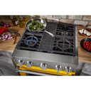 KitchenAid® 30'' Smart Commercial-Style Dual Fuel Range with 4 Burners KFDC500JYP