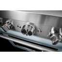 KitchenAid® 30'' Smart Commercial-Style Dual Fuel Range with 4 Burners KFDC500JMB