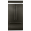 Kitchenaid® 24.2 Cu. Ft. 42 Width Built-In Stainless French Door Refrigerator with Platinum Interior Design KBFN502EBS