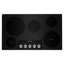 Kitchenaid® 36" Electric Cooktop with 5 Elements and Knob Controls KCES556HBL