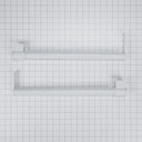 Top Freezer Refrigerator Handle Kit, White W10721895