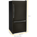 Whirlpool® 33-inch wide Bottom-Freezer Refrigerator - 22 cu. ft. WRB322DMHV Whirlpool® 33-inch wide Bottom-Freezer Refrigerator - 22 cu. ft. WRB322DMHV