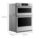 Kitchenaid® 30-inch Smart Electric Combo Wall Oven with Assisted Cooking Modes - PrintShield™ Finish KOEC730SPS