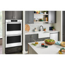 Kitchenaid® 30-inch Smart Electric Double Wall Oven with Assisted Cooking Modes - White KOED730SWH