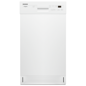 Whirlpool® Small-Space Compact Dishwasher with Stainless Steel Tub WDPS5118PW