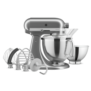 Kitchenaid® Artisan® Series 5 Quart Tilt-Head Stand Mixer with Premium Accessory Pack KSM195PSMS