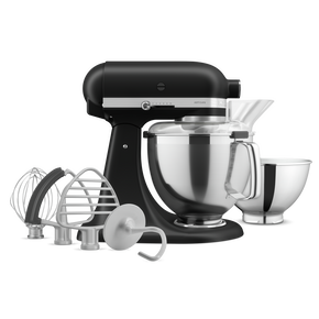 Kitchenaid® Artisan® Series 5 Quart Tilt-Head Stand Mixer with Premium Accessory Pack KSM195PSBM