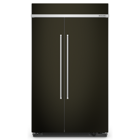 Kitchenaid® 30 Cu. Ft. 48 Built-In Side-by-Side Refrigerator with PrintShield™ Finish KBSN708MBS