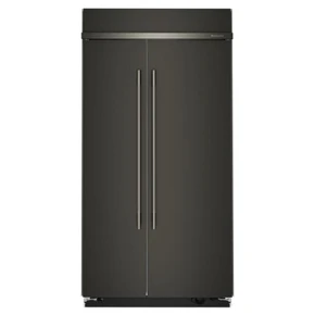 Kitchenaid® 25.5 Cu. Ft. 42" Built-In Side-by-Side Refrigerator with Platinum Interior KBSN742SBE