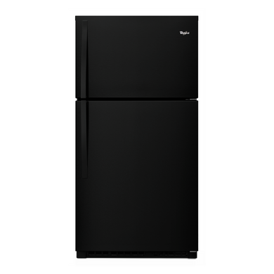 Whirlpool® 33" Wide Top-Freezer Refrigerator with Optional EZ Connect Icemaker Kit WRT541SZDB