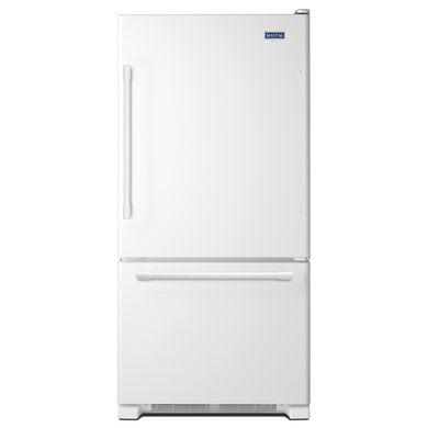 Maytag® 30-inch Bottom Freezer Refrigerator with Freezer Drawer MBB1957FEW