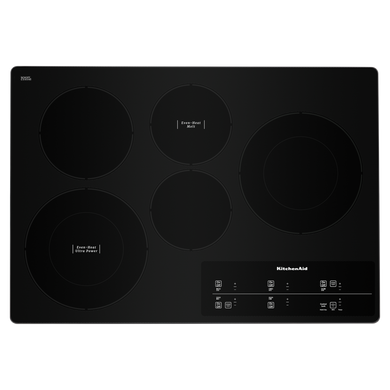 Kitchenaid® 30 Electric Cooktop with 5 Elements and Touch-Activated Controls KCES950KSS