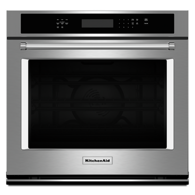 Kitchenaid® 30" Single Wall Oven with Even-Heat™ True Convection KOSE500ESS