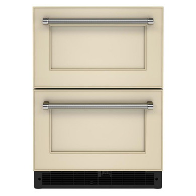 Kitchenaid® 24" Panel-Ready Undercounter Double-Drawer Refrigerator KUDR204KPA