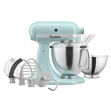 Kitchenaid® Artisan® Series 5 Quart Tilt-Head Stand Mixer with Premium Accessory Pack KSM195PSMI