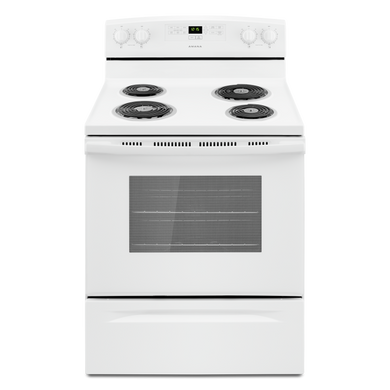 30-inch Amana® Electric Range with Bake Assist Temps YACR4303MFW