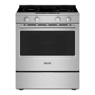 Maytag® 30-Inch Wide Slide-In Electric Range with Grill Mode and No Preheat Air Fry - 5.3 Cu. Ft. YMSES7030SZ
