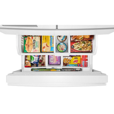 Whirlpool® 29 Cu. Ft. Family-Sized Capacity French door refrigerator with Flexible Temperature Drawer WRMF3636SW