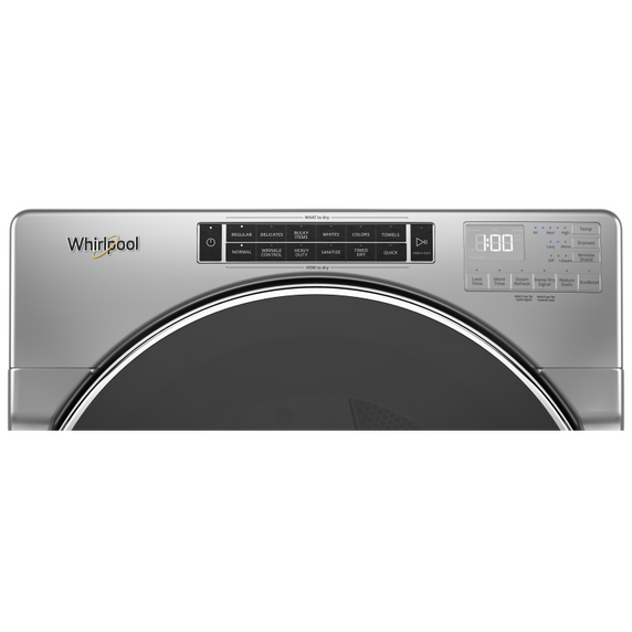 Whirlpool® 7.4 cu.ft Front Load Electric Dryer with Intiutitive Touch Controls, Steam Refresh Cycle YWED8620HC