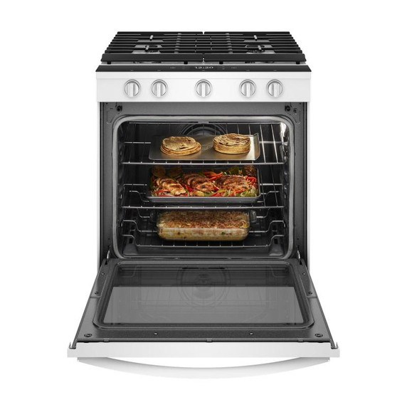 Whirlpool® 5.8 cu. ft. Smart Slide-in Gas Range with Air Fry, when Connected WEG750H0HW