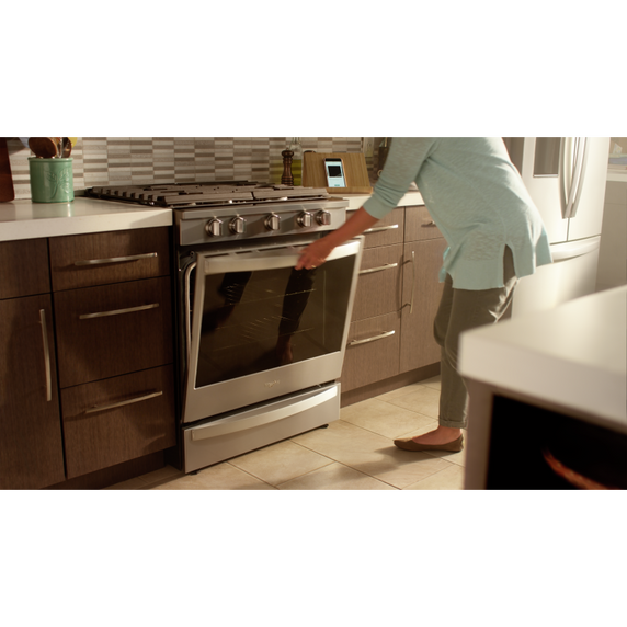 Whirlpool® 5.8 cu. ft. Smart Slide-in Gas Range with Air Fry, when Connected WEG750H0HZ