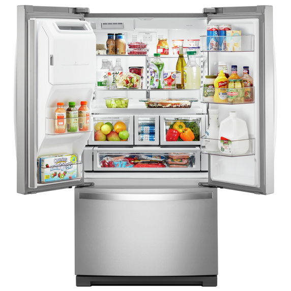 Whirlpool® 36-inch Wide French Door Refrigerator - 27 cu. ft. WRF757SDHZ