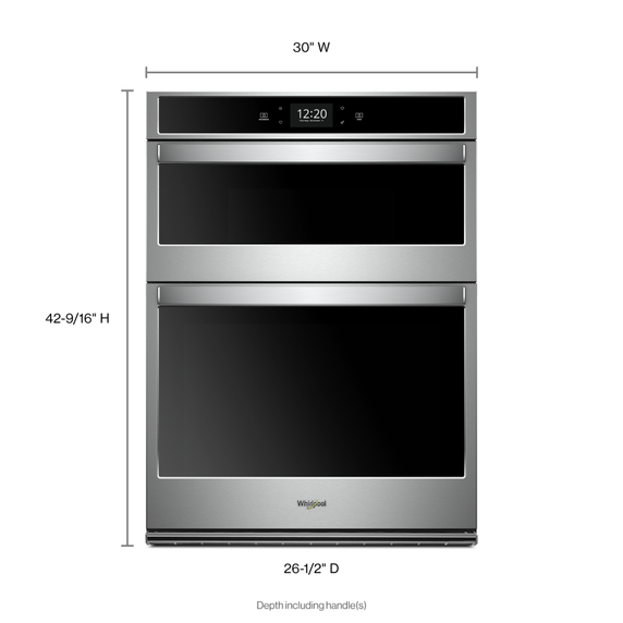 10.0 cu. ft. Smart Double Convection Wall Oven with Air Fry, when Connected WOD77EC0HS