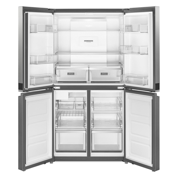 Whirlpool® 36-inch Wide Counter Depth 4 Door Refrigerator - 19.4 cu. ft. WRQA59CNKZ