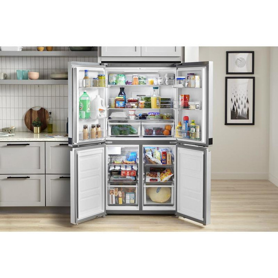Whirlpool® 36-inch Wide Counter Depth 4 Door Refrigerator - 19.4 cu. ft. WRQA59CNKZ Whirlpool® 36-inch Wide Counter Depth 4 Door Refrigerator - 19.4 cu. ft. WRQA59CNKZ