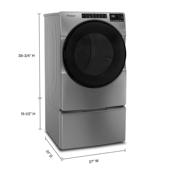 Whirlpool® 7.4 Cu. Ft. Gas Wrinkle Shield Dryer with Steam WGD6605MC