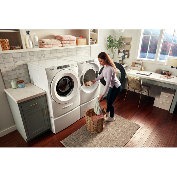 Whirlpool® 7.4 cu. ft. Front Load Gas Dryer with Intuitive Touch Controls WGD5620HW