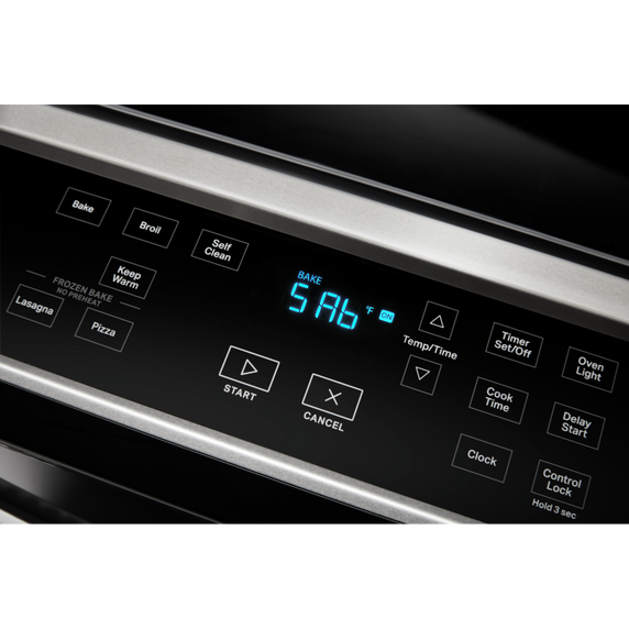 4.8 Cu. Ft. Whirlpool® Electric Range with Frozen Bake™ Technology YWEE515S0LS