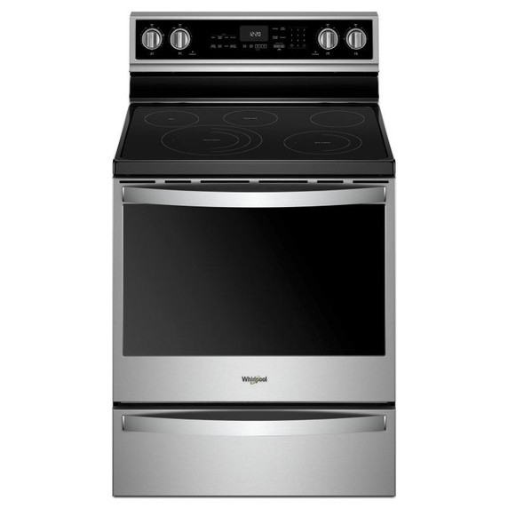 Whirlpool® 6.4 Cu. Ft. Smart Freestanding Electric Range with Frozen Bake™ Technology YWFE975H0HZ