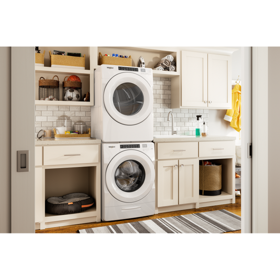 Whirlpool® 7.4 cu.ft Front Load Electric Dryer with Intiutitive Touch Controls, Advanced Moisture Sensing YWED5620HW