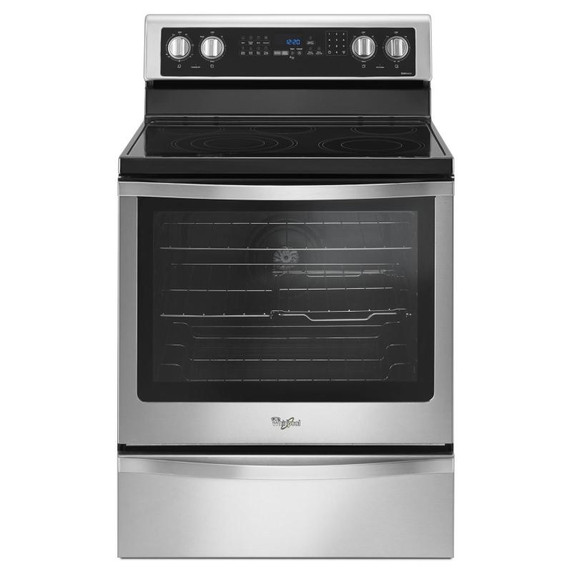 Whirlpool® 6.4 Cu. Ft. Freestanding Electric Range with True Convection YWFE745H0FS Whirlpool® 6.4 Cu. Ft. Freestanding Electric Range with True Convection YWFE745H0FS