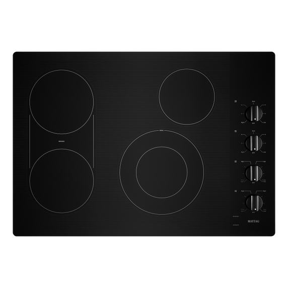 Maytag® 30-Inch Electric Cooktop with Reversible Grill and Griddle MEC8830HB