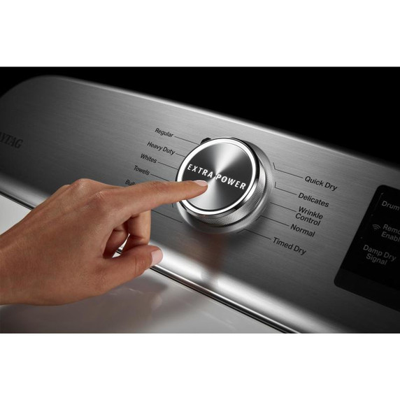 Maytag® Smart Top Load Gas Dryer with Extra Power Button - 7.4 cu. ft. MGD6230HW