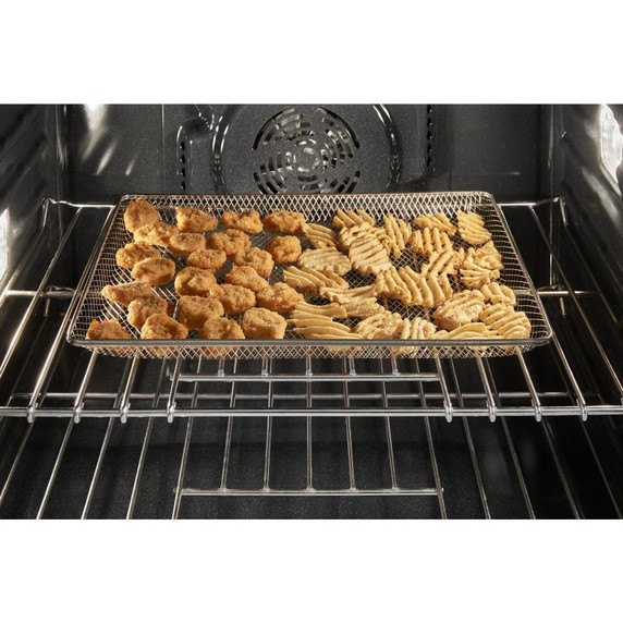 Maytag® 27-inch Double Wall Oven with Air Fry and Basket - 8.6 cu. ft. MOED6027LZ