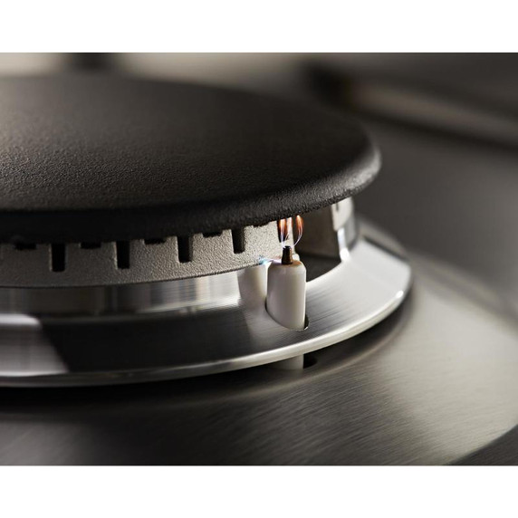 Kitchenaid® 30" 5-Burner Gas Cooktop with Griddle KCGS950ESS