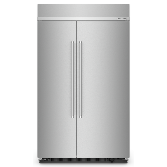 Kitchenaid® 30 Cu. Ft. 48 Built-In Side-by-Side Refrigerator with PrintShield™ Finish KBSN708MPS