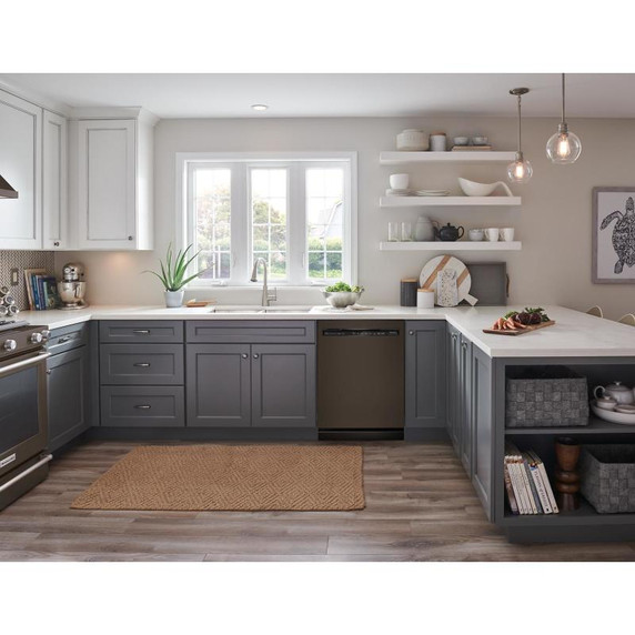 Kitchenaid® 44 dBA Dishwasher in PrintShield™ Finish with 360° Max Jets™ Third Rack KDFM404KBS