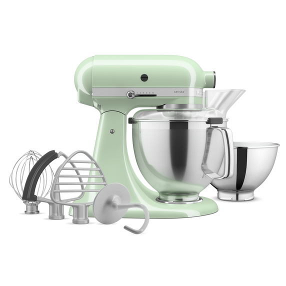 Kitchenaid® Artisan® Series 5 Quart Tilt-Head Stand Mixer with Premium Accessory Pack KSM195PSPT